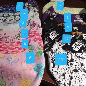 5 Cotton Face Mask Cover bundle you choose colors